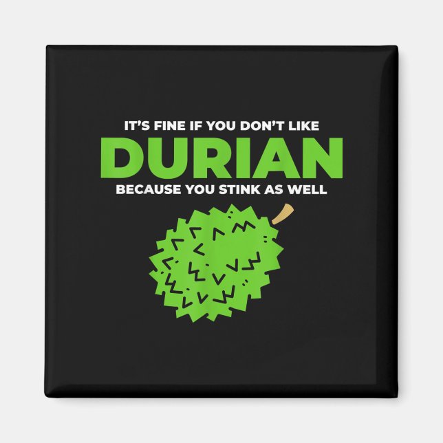 Íman Gráfico de Citação de Duriano Funny Stink (Frente)