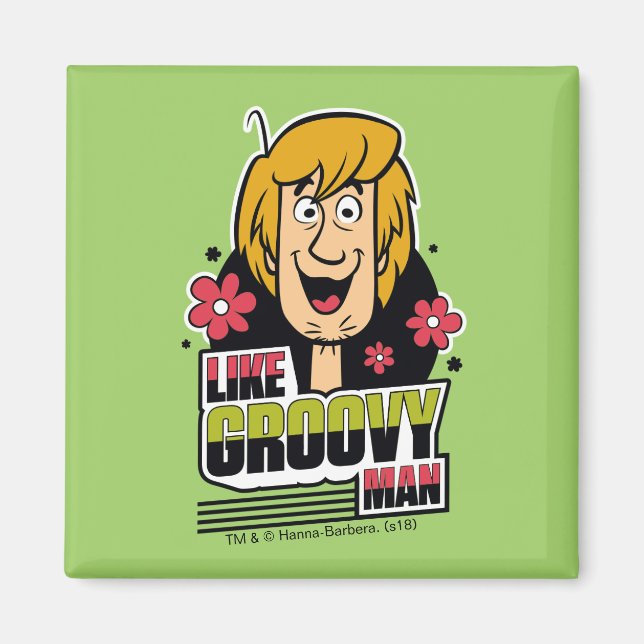 Íman Gráfico de "Como o Homem de Groovy" (Frente)