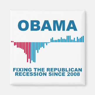 Íman Gráfico de Crescimento do Emprego Obama