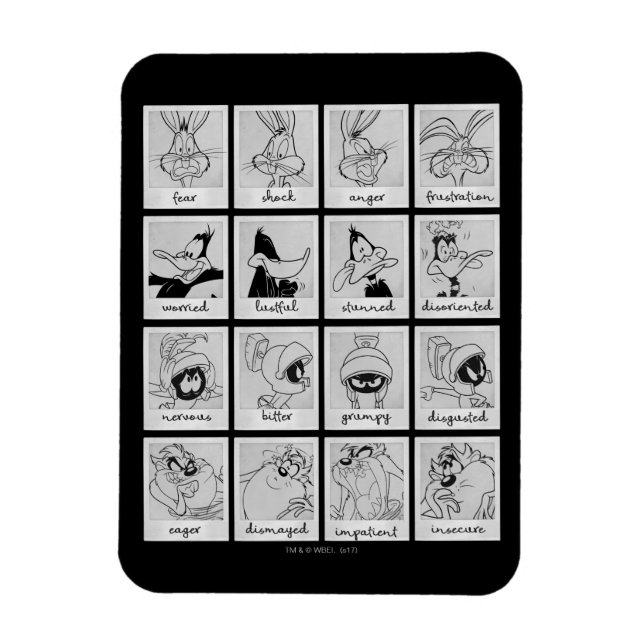 Íman Gráfico de Emoção de Caracteres LOONEY TUNES™ (Vertical)