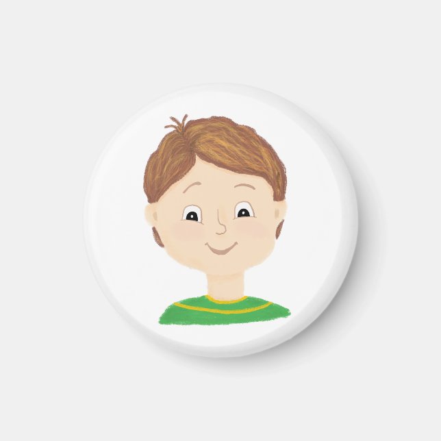 Íman Gráfico de Emoções de Meus Sentimentos (Frente)