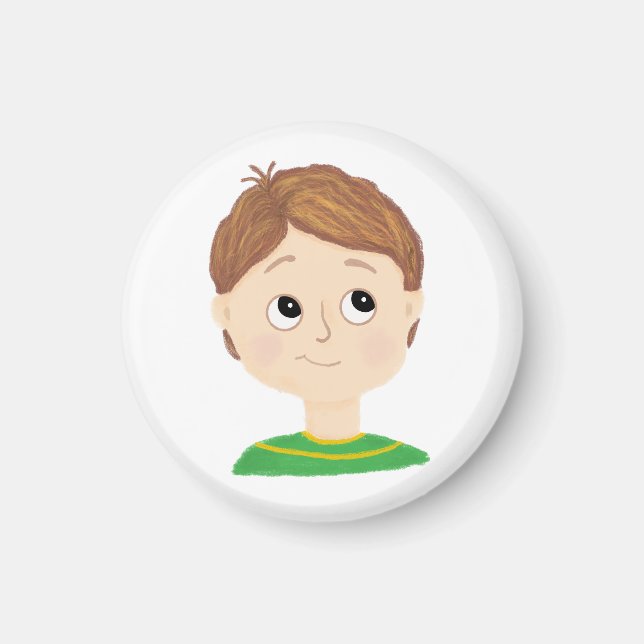 Íman Gráfico de Emoções de Meus Sentimentos (Frente)