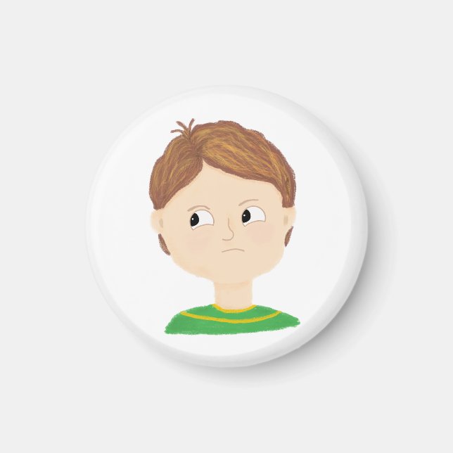 Íman Gráfico de Emoções de Meus Sentimentos (Frente)