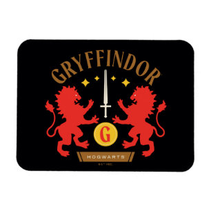 Íman Gráfico de Espada de Leão Duplo GRYFFINDOR™ House