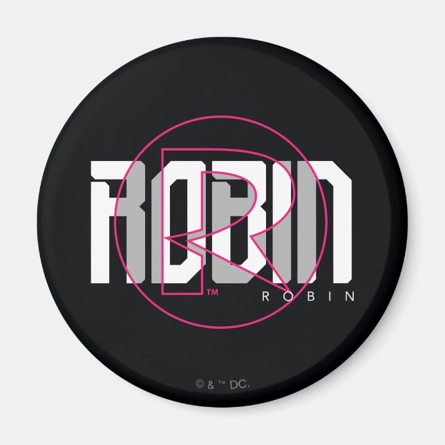 Íman Gráfico de nomes Hi-Tech Robin (Frente)