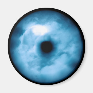 Íman Gráfico de olhos turvos azul claro