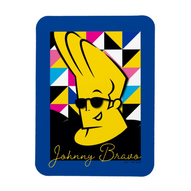 Íman Gráfico de Pop de Arte Johnny Bravo (Vertical)