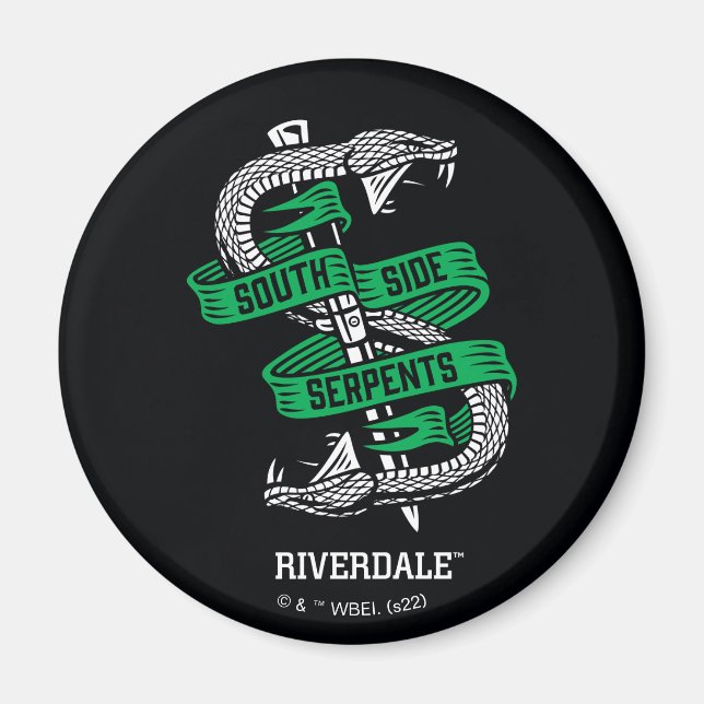 Íman Gráfico de Serpentes Lados do Sul (Frente)