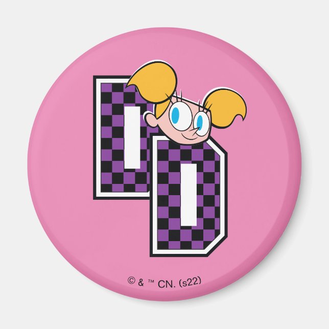 Íman Gráfico Dee Dee - Letras Atléticas (Frente)