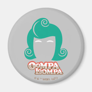 Íman Gráfico do Cabelo Oompa Loompa