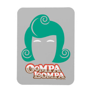 Íman Gráfico do Cabelo Oompa Loompa