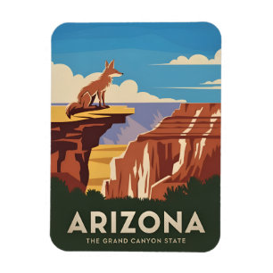 Íman Gráfico do Grand Canyon da Arizona da Retrora