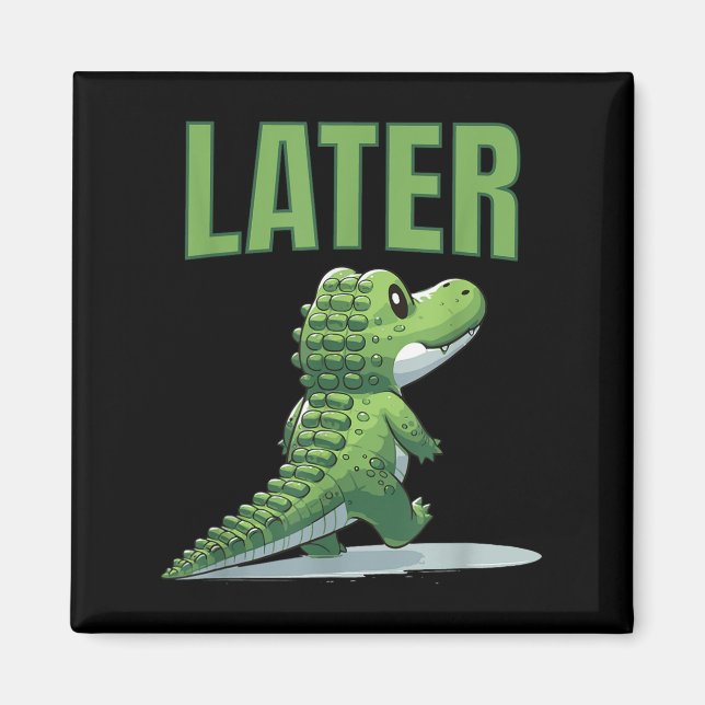 Íman Gráfico do jacaré do Gator posterior (Frente)