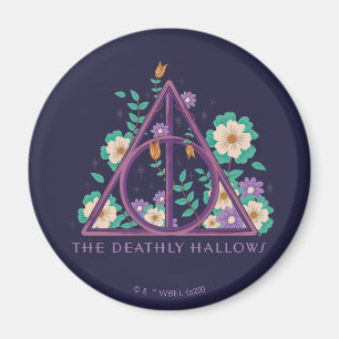 Íman Gráfico Floral Deathly Hallow