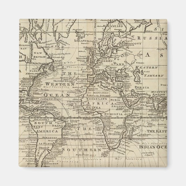 Íman Gráfico mundial (Frente)