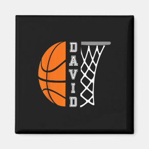 Íman Gráfico Personalizado do Jogador de Basquete David
