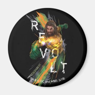 Íman Gráfico Refracted da "revolta" de Aquaman