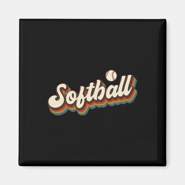 Íman Gráfico Retro Softll - Softll  (Frente)