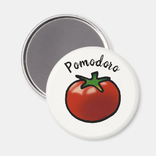 Íman Gráfico Rústico de Tomate Italiano Pomodoro
