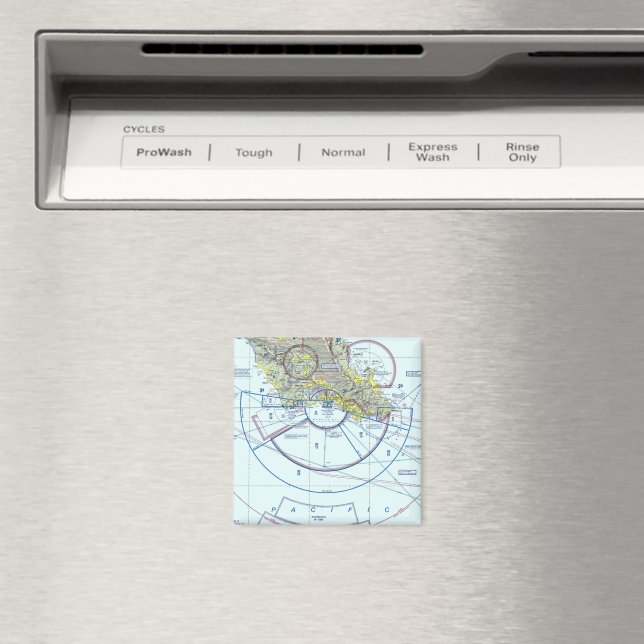 Íman Gráfico Seccional do Aeroporto Honolulu (In Situ (Dishwasher))
