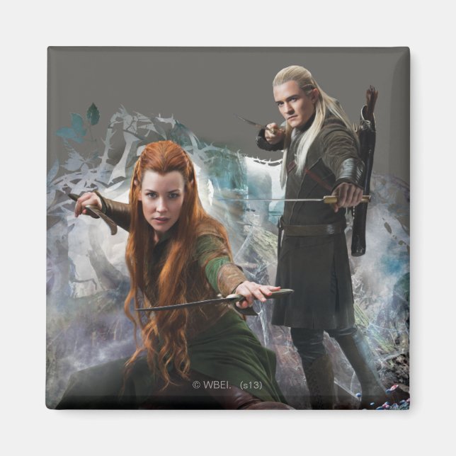 Íman Gráfico TAURIEL™ e LEGOLAS GREENLEAF™ (Frente)