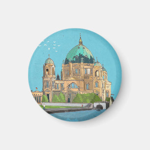 Íman Gráfico Whimsical Berliner Dom Alemanha