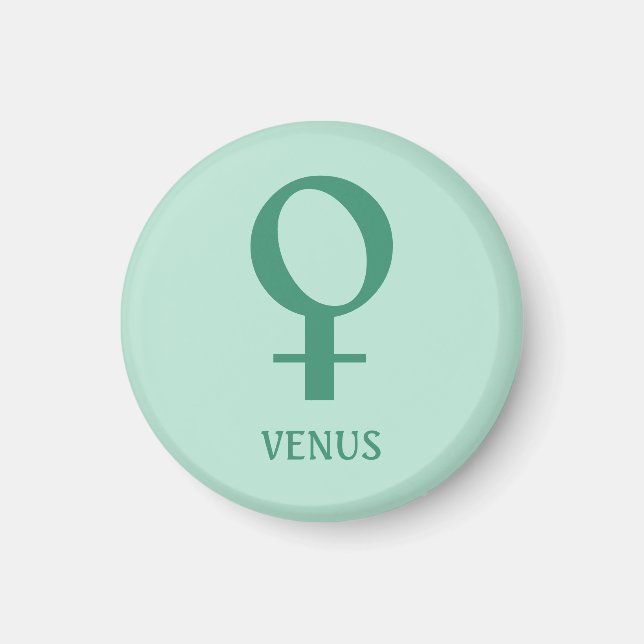 Íman Gráficos de Astrologia: Planeta Vênus Magnet (Frente)