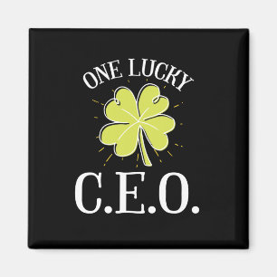 Íman Gráficos do Dia de São Patrício para um CEO. Um so