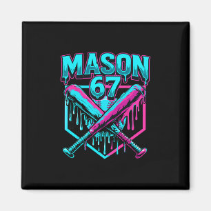 Íman Gráficos engraçados de sorvete pingando Mason 67 p