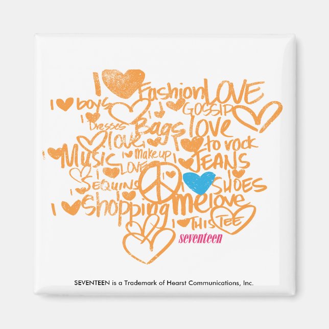 Íman Grafite Aqua/Laranja (Frente)