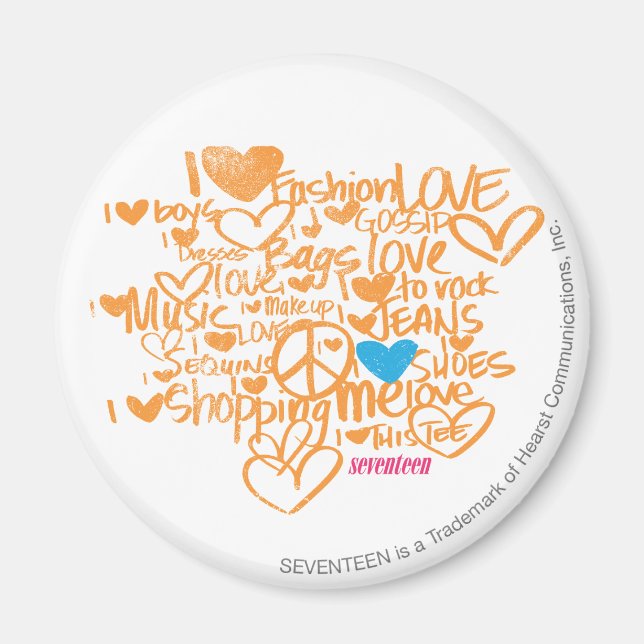 Íman Grafite Aqua/Laranja (Frente)