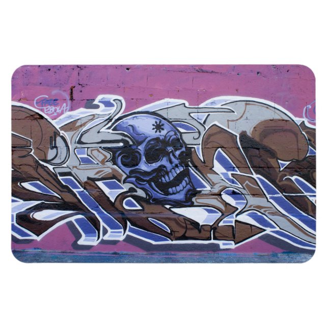 Íman Grafite de cabeça azul (Horizontal)