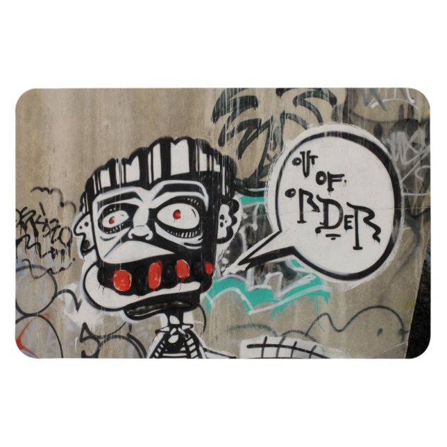 Íman Grafite Fora De Ordem (Horizontal)