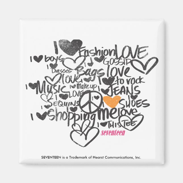 Íman Grafite Laranja (Frente)