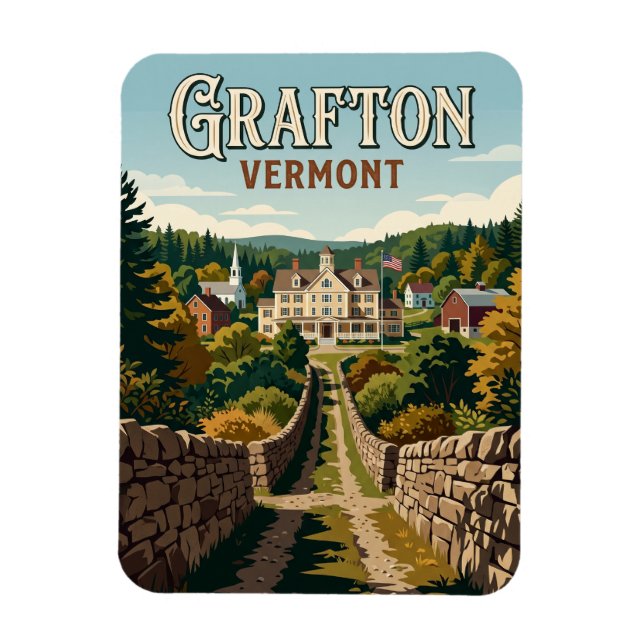Íman Grafton EUA (Vertical)
