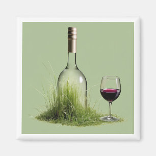 Íman Grama de garrafa de vinho