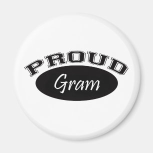 Íman Grama orgulhoso (preto)
