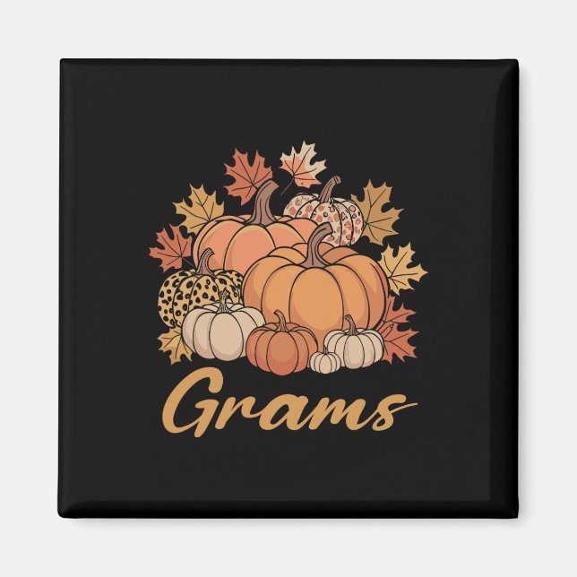 Íman Gramas Leopard Pumpkin Grams Mulheres (Frente)