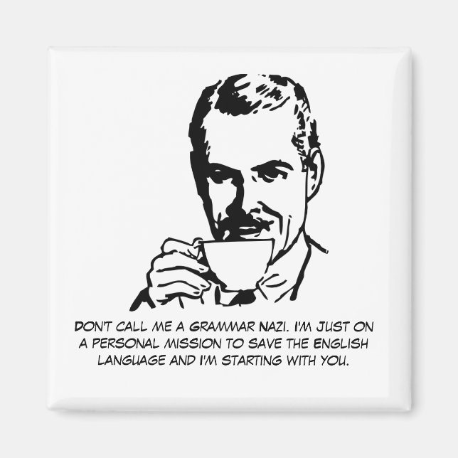 Íman Gramática Sarcástica Nazi (Frente)