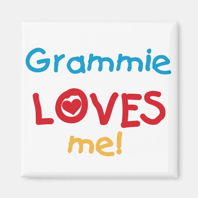 Íman Grammie me ama T-shirts e presentes (Frente)
