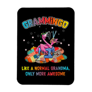 Íman Grammingo Como Uma Colagem Normal Da Avó