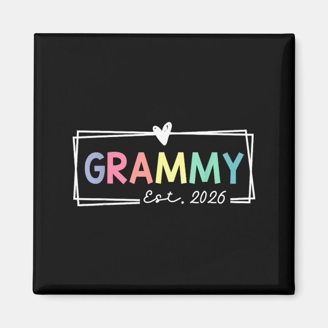 Íman Grammy Est 2026 Promoted To Grandma 2026 For Grand (Frente)