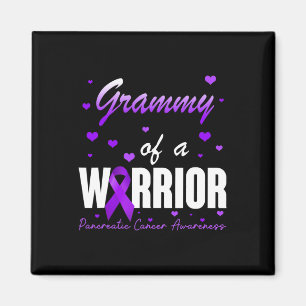 Íman Grammy of Câncer de pâncreas Warrior Ribbon Suppor