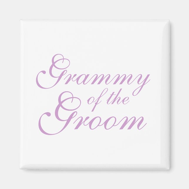 Íman Grammy of the Groom (Frente)
