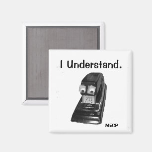 Íman Grampeador preto com o ímã Googly dos olhos