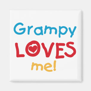 Íman Grampy me ama T-shirts e presentes