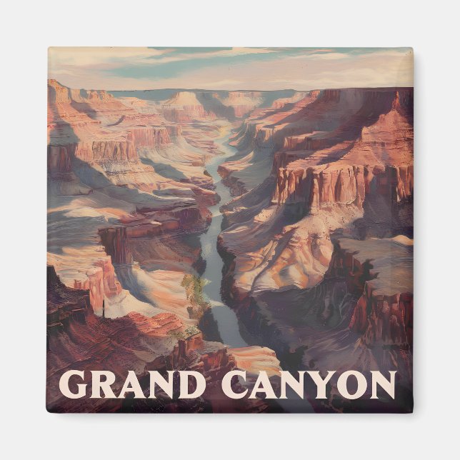 Íman Grand Canyon EUA vintage (Frente)