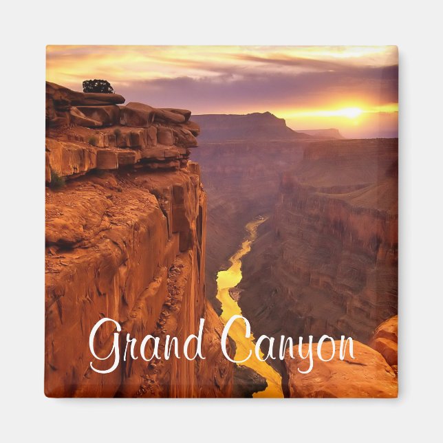 Íman Grand Canyon National Park Arizona Sunset Magnet (Frente)