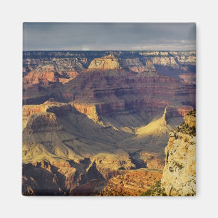 Íman Grand Canyon visto da borda sul ao pôr do sol,