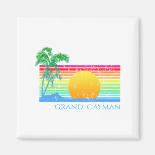 Íman Grand Cayman da Praia Retro